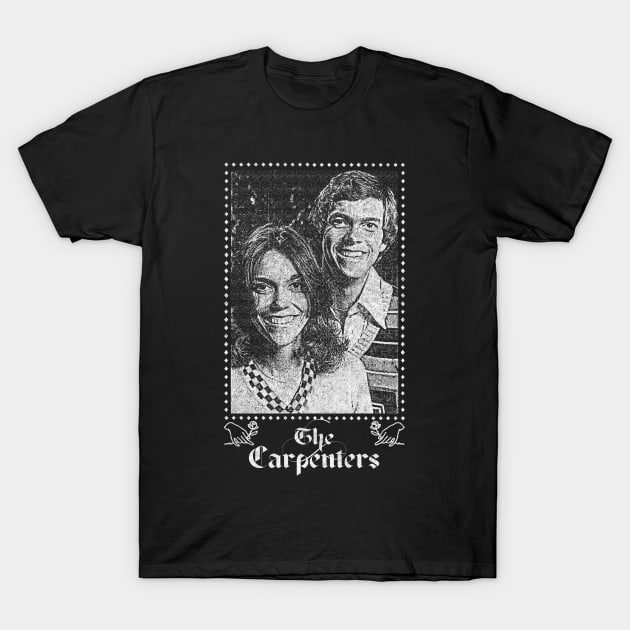 The Carpenters // Vintage Faded Aesthetic Design T-Shirt by DankFutura